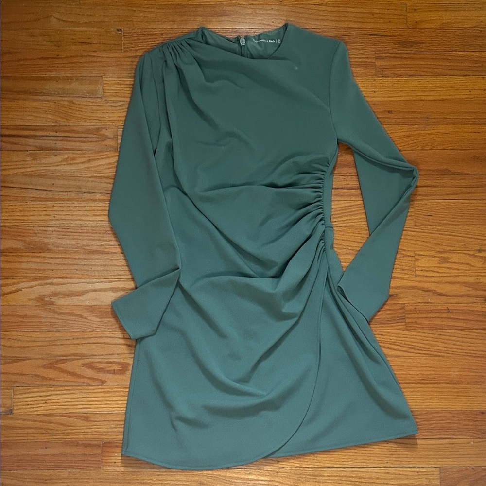 Abercrombie & Fitch Teal Long Sleeve Dress